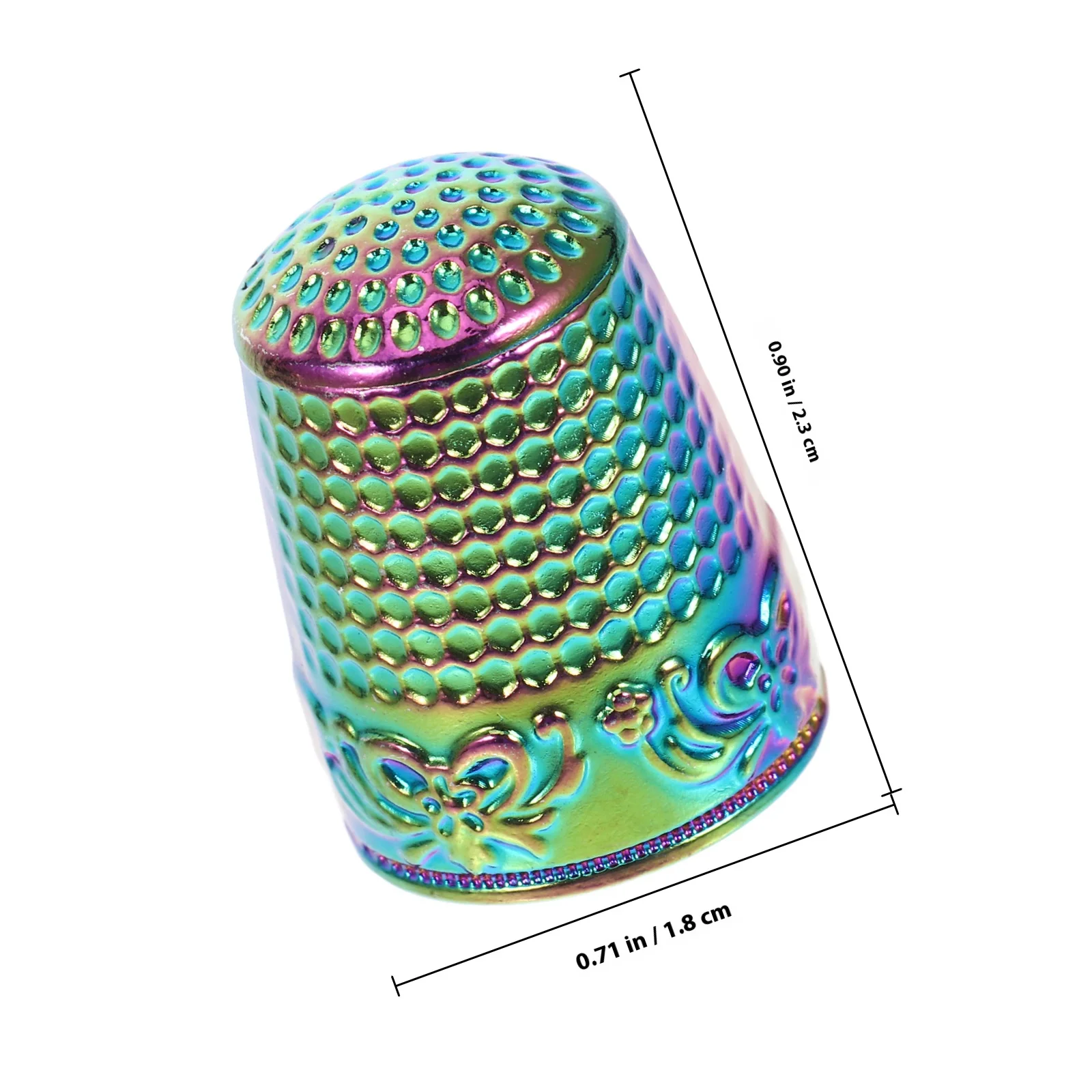 4 قطعة الكشتبانات الخياطة اليدوية المعدنية النحاس إصبع حامي نونسليب اللحف التطريز الحياكة الاكسسوارات الحرفية