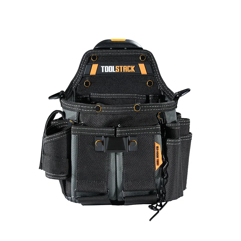 TOOLSTACK Master Electrician Pouch Quick Lock Multifunctional Waist Shoulder Pack Large Capacity Repair Service Hardware Storage