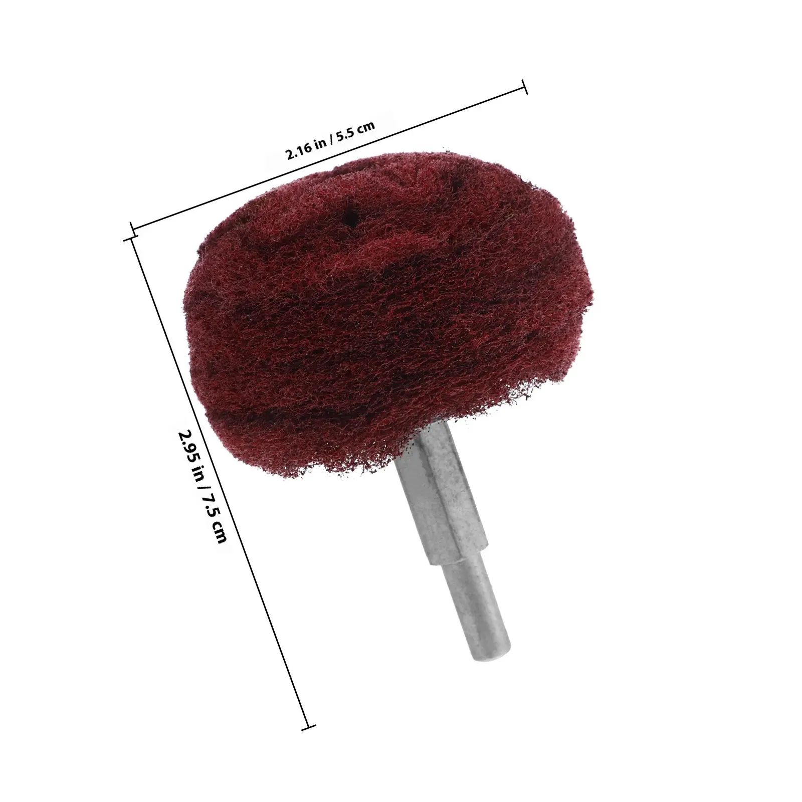 2Pcs Polishing Wheel Set Abrasive Buffing Wheels Drill Attachment Kit Scrubber Cleaning Pads Compatible Power Tools Surface Safe - view 5