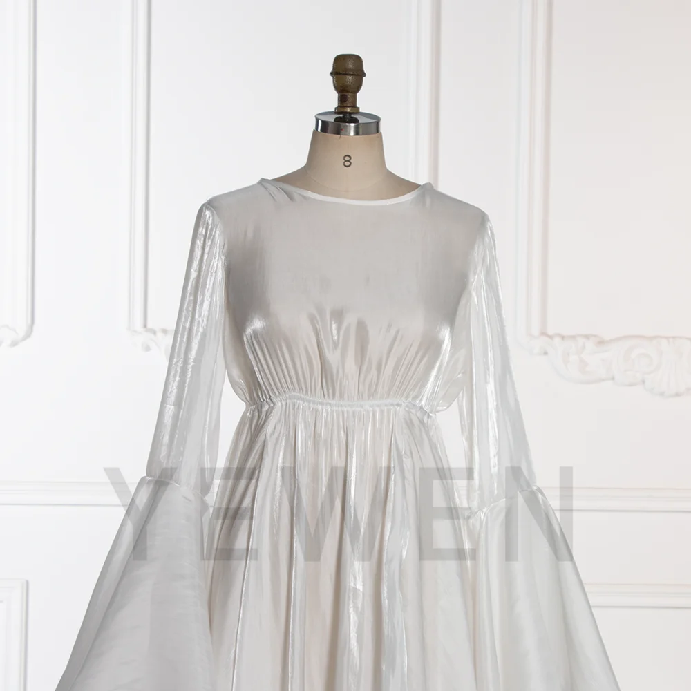 Bell Sleeves Maternity Dress Photoshoot Pregnancy Gown for Baby Shower YW251054 view 4