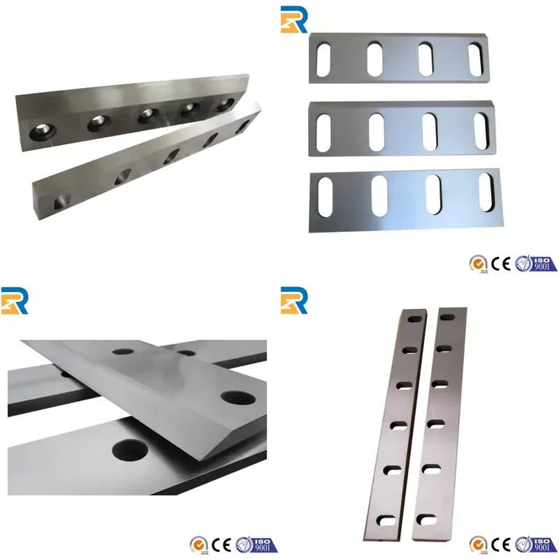 Custom Drawing Services SKD11 Industrial Blades O-1 Inlay HSS Carbide Inlay Cutting Parts Knives for Recycling for Machinery