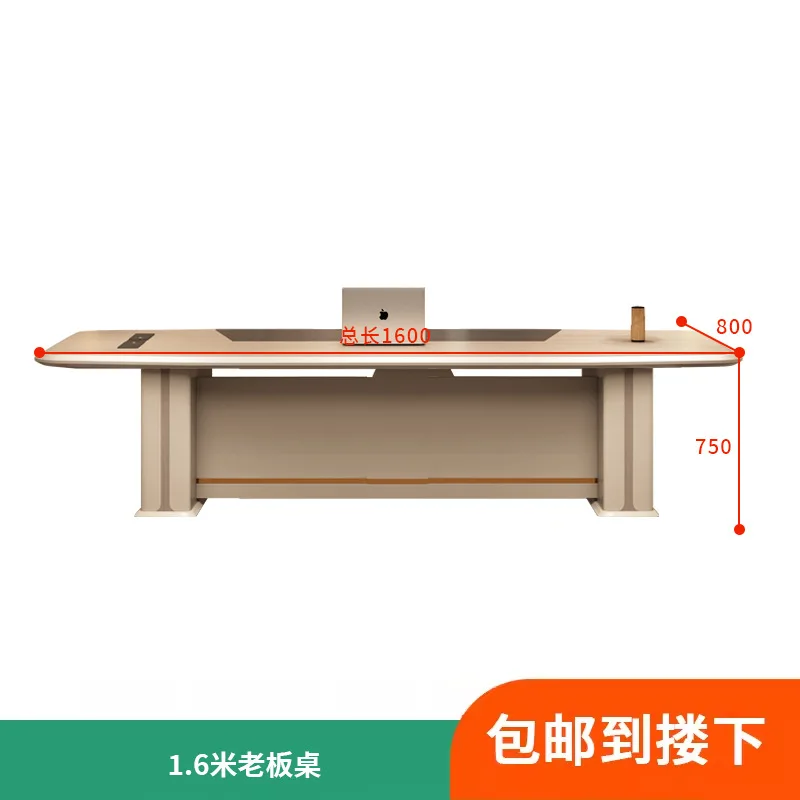 High-end Leadership Desk President Table Boss Painting Large Desk Office Manager Table Supervisor