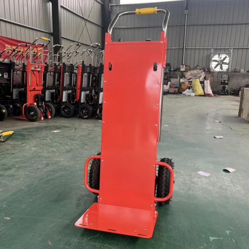Electric Stair Climbing Hand Trolley Sack Truck Cart Barrow Goods Transporting Trolley Stair Climber