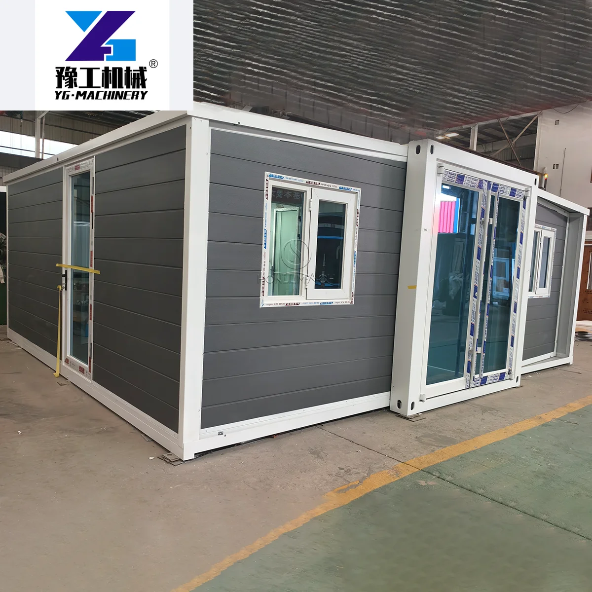 Casa Modular Prefabricada Moderna y Expandible de 5 Dormitorios, Vivienda Prefabricada de Acero Ligero, Casa Modular al por Mayor