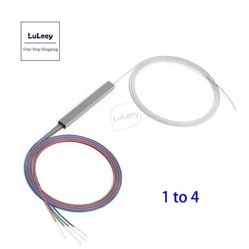 

10 шт. Mini PLC 1x 4 стальная трубка, оптоволоконный микро-Сплиттер без разъема 1260 ~ нм, быстрый соединитель