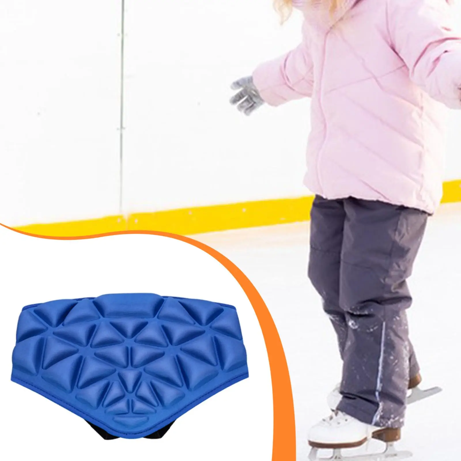 Kids Protective Padded Hip Pad Lightweight Thick Cushion Comfortable Adjustable Butt Pad for Skateboarding Sports Skiing