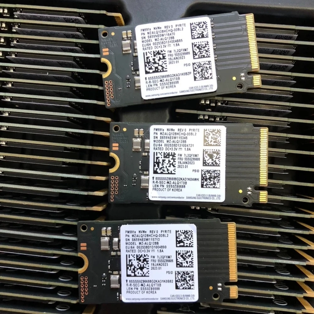 PM991a 256G 512G 1T 2230 2242 2280 PCIe 3.0X4 PM9B1 PCIe4.0X4 256GB M.2 NVMe โซลิดสเตทไดรฟ์ ของแท้ สำหรับ SAMSUNG SSD
