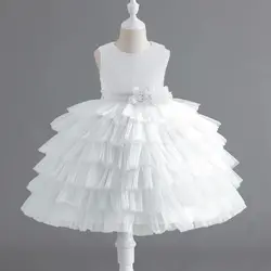 Festive Dress for Girl Princess Holiday Dresses for Girls Prom Clothes Ball Gown Gradient Clothing for 7 to 10 Years