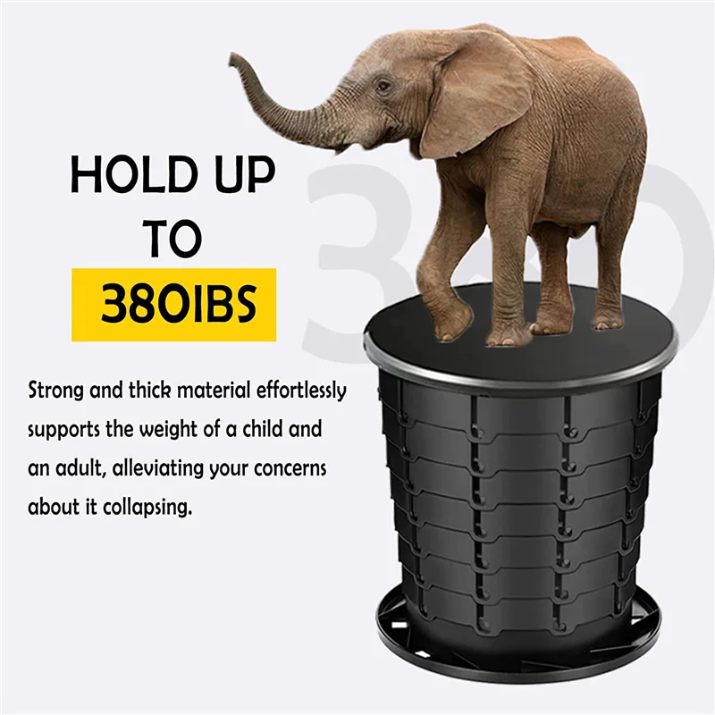 AS96-1세트 휴대용 화장실 성인 및 어린이용 야외 캠핑용 화장실 및 비상용 미니 화장실 접이식 여행용 자동차 화장실 플라스틱