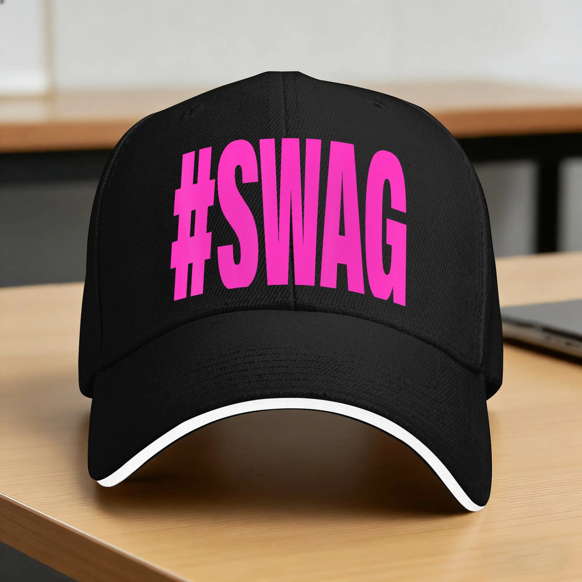 Hashtag Swag Casual Baseball Cap  Outdoor Gym Trucker Hat Summer Sun-Proof Female Male Design Baseball Caps