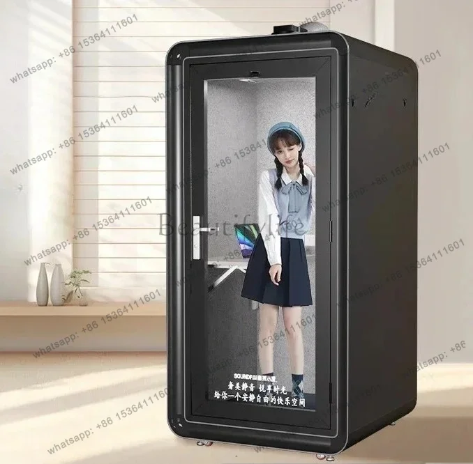 catio outdoor cat enclosure Song practice live stream Mobile recording studio mini  Soundproof room Household silent warehouse P