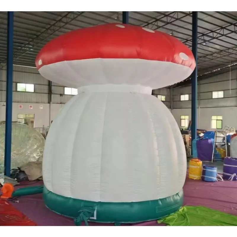 قلعة نطاطة على شكل فطر قابلة للنفخ مخصصة من STLFC للأطفال #4