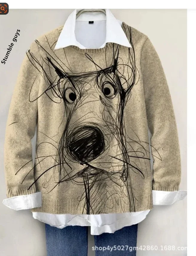 

Осенне-зимний женский свитер, повседневная модная теплая уютная рождественская толстовка с капюшоном с оленем и Санта-Клаусом в европейском и американском стиле