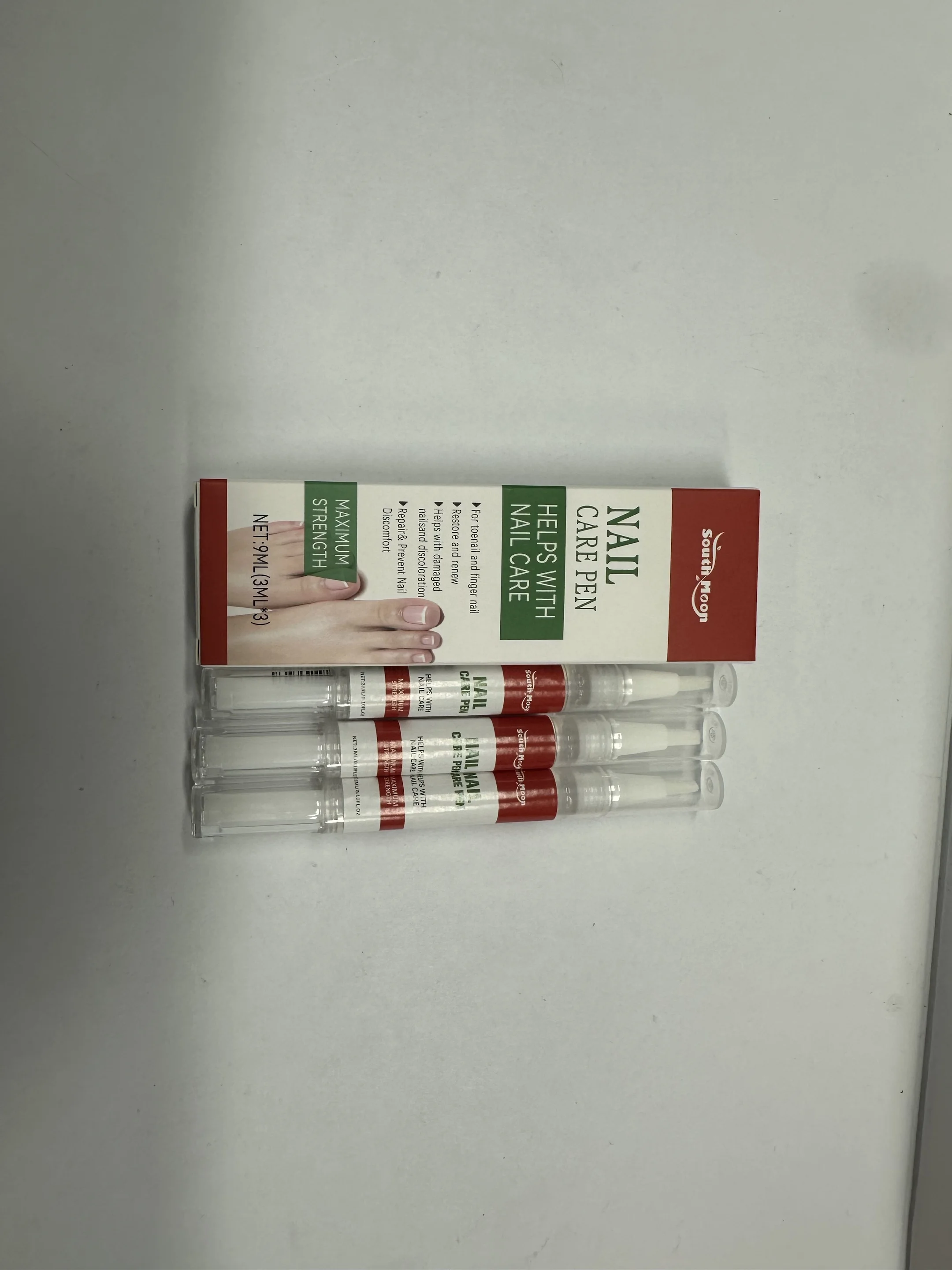 قلم العناية بالأظافر من ساوث مون للأيدي والقدمين، زيت مغذي للبشرة، سطح أظافر نظيف ولمعان، أداة مانيكير يومية للباديكير