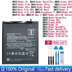 Battery For Xiaomi Mi Redmi Note Max Mix 2 3 3S 3X 4 4X 4A 5 5A 5S 5X M5 6 6A 7 7A 8 8T 9 9A M9 SE Pro Plus Lite batteries