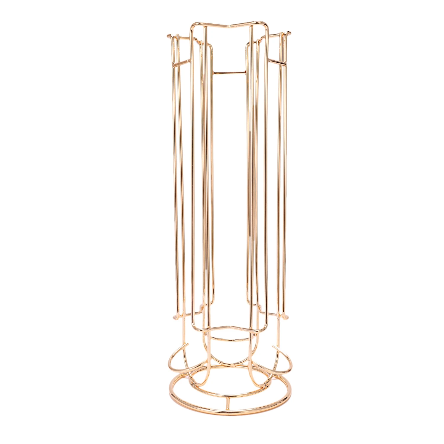 Oasiswj حامل كبسولة القهوة المعدنية الحديد الكروم تصفيح حامل القهوة كبسولة تخزين الرف ل 18 قطعة دولتشي غوستو كبسولة TQ #3