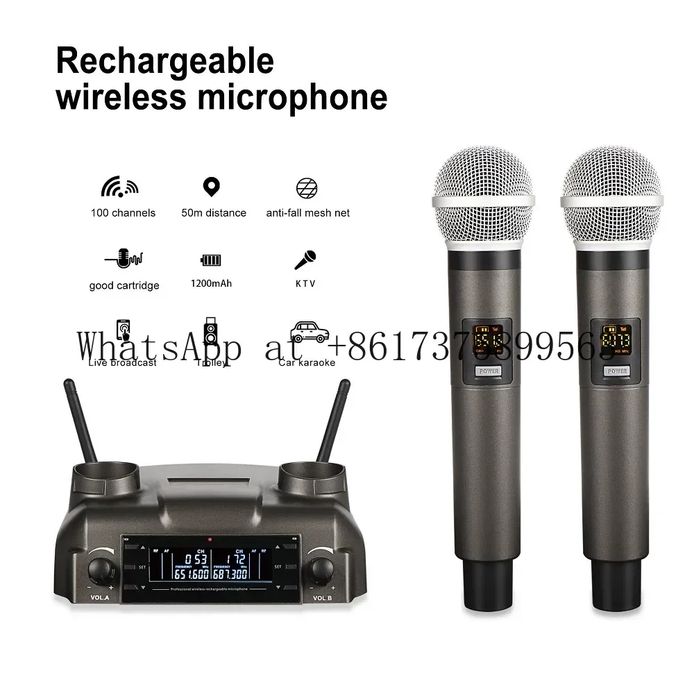New Magnetic Induction Wireless Microphone for KTV Family Performance