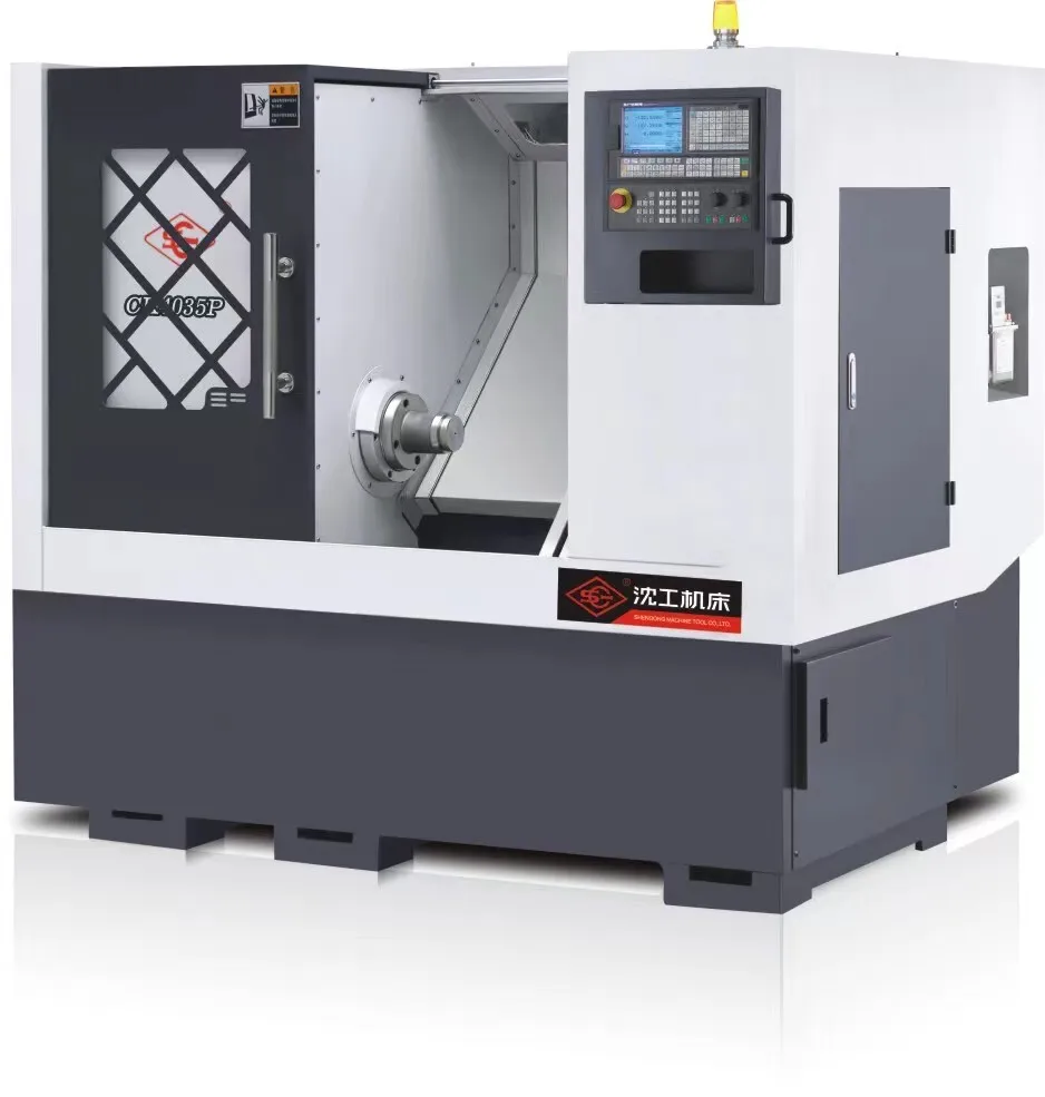 High Precision Inclined Bed Cnc Hine Automatic Lathe