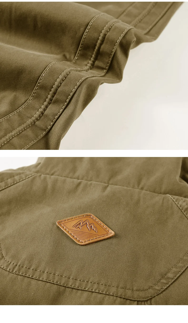 Men's Thick Padded Reversible Cotton Jacket Fleece Lined Winter Warm Casual Bomber Outdoor Daily Outerwear Parkas 26620A