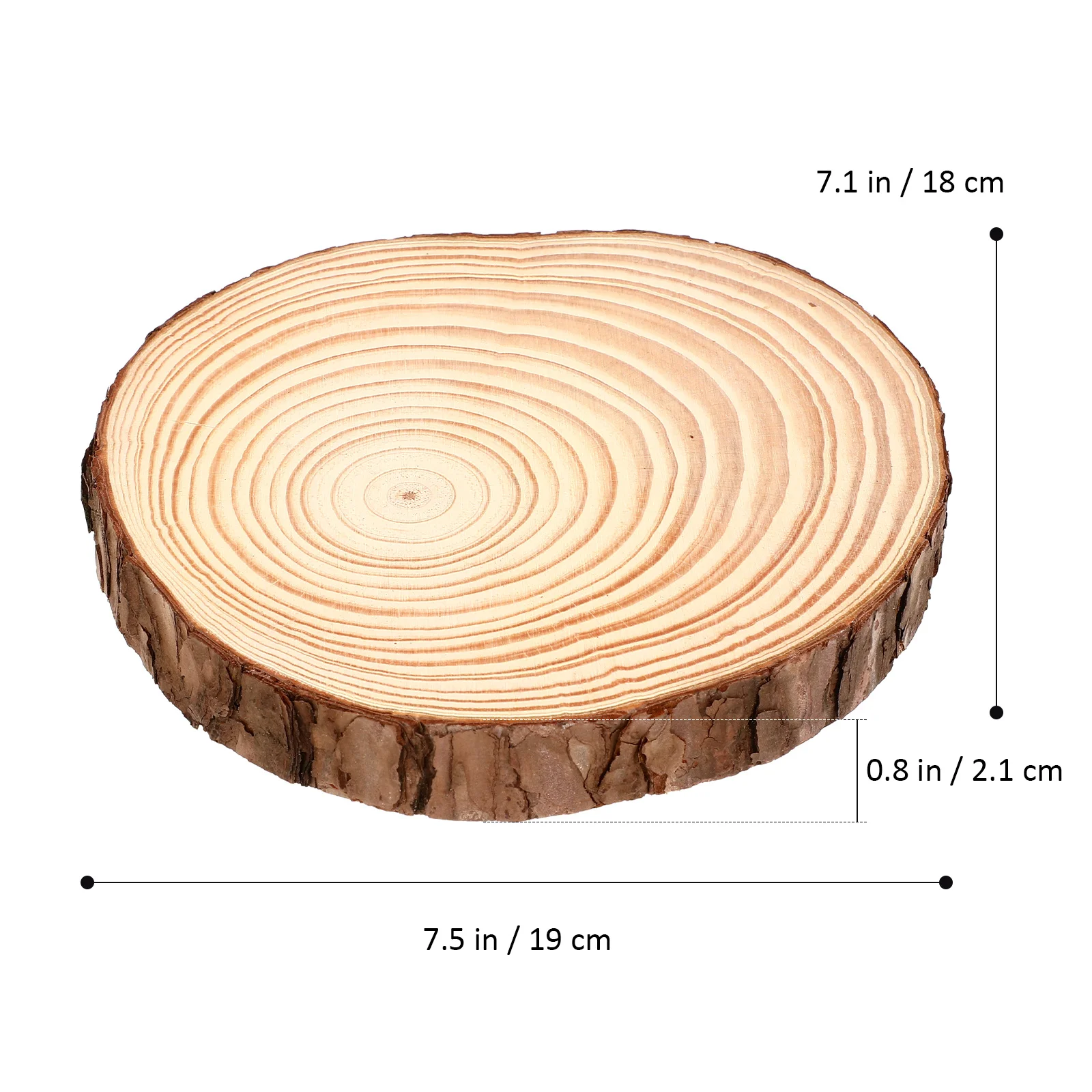 2 шт. Неокрашенные ломтики дерева, круглые деревянные диски, принадлежности для рукоделия в деревенском стиле для домашнего декора своими руками, настенные художественные подставки, центральные детали, деревянные