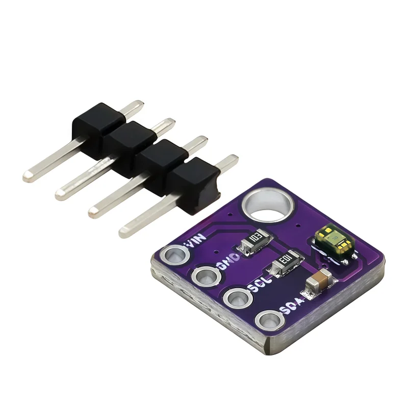 VEML6040 RGBW color sensor, an I2C integrated chip for measuring ambient light intensity