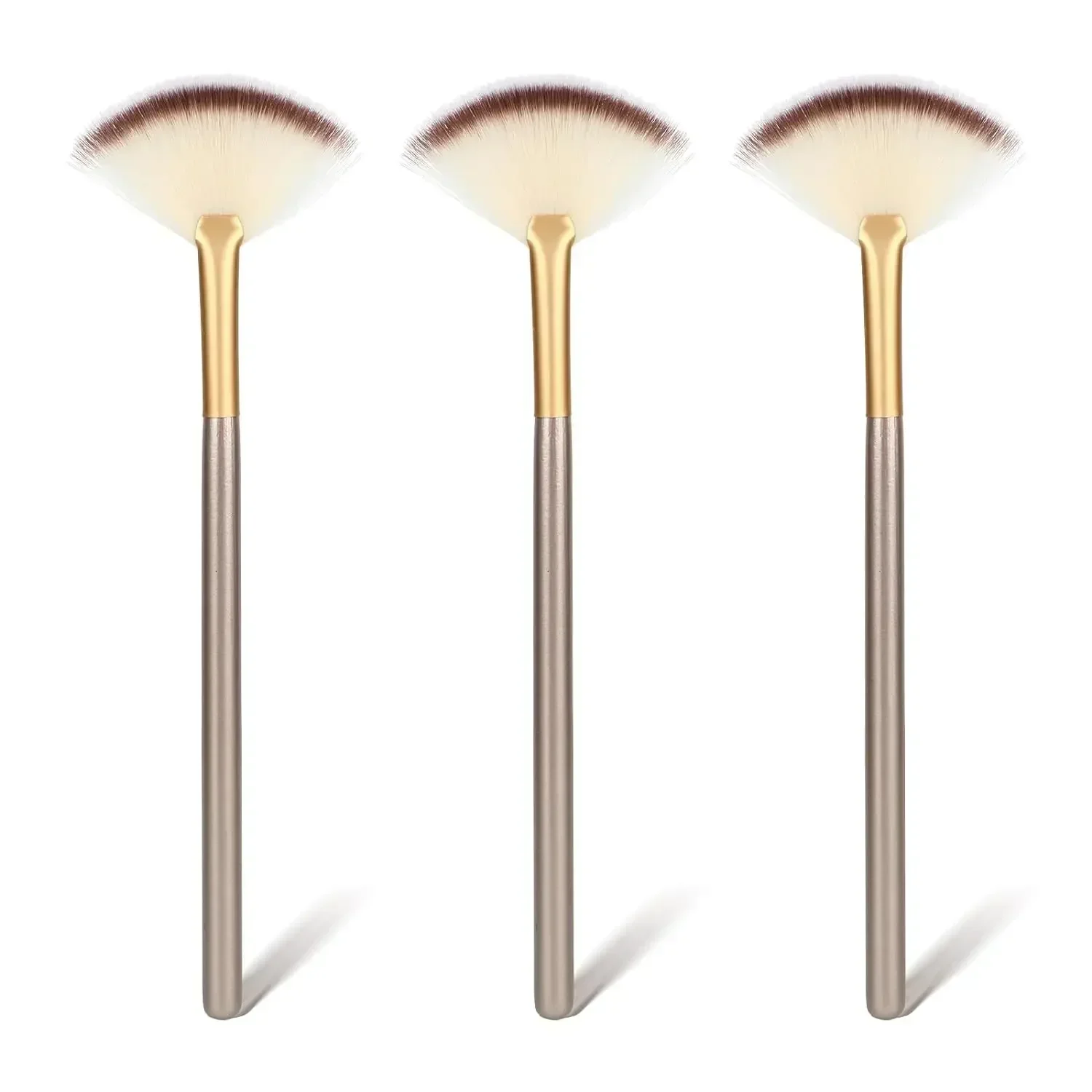 1 Pieces Fan Brushes for Facials Slim Soft Face Mask Brush Applicator for Glycolic Acid Peel Mask Esthetician Face Makeup Brush