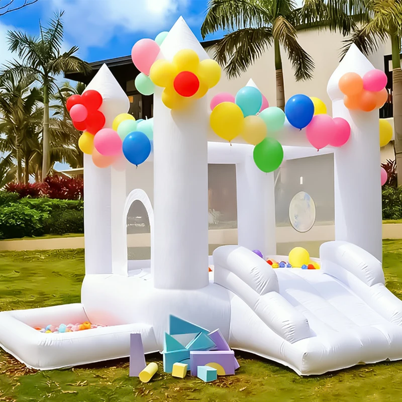 

Надувной батут-замок, надувной игровой комплекс, надувной батут-горка для детей, для вечеринок