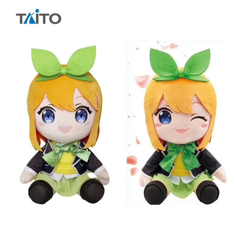 

In Stock Original TAITO The Quintessential Quintuplets Nakano Yotsuba Fufu Dolls 30Cm Anime Figurine Plush Toys for Boys Gift