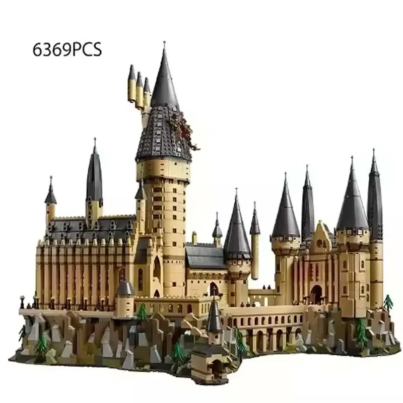 En Stock serie de películas escuela de magia Compatible Legoing 71043 Castillo bloques de construcción juguetes para niños regalos de navidad y cumpleaños