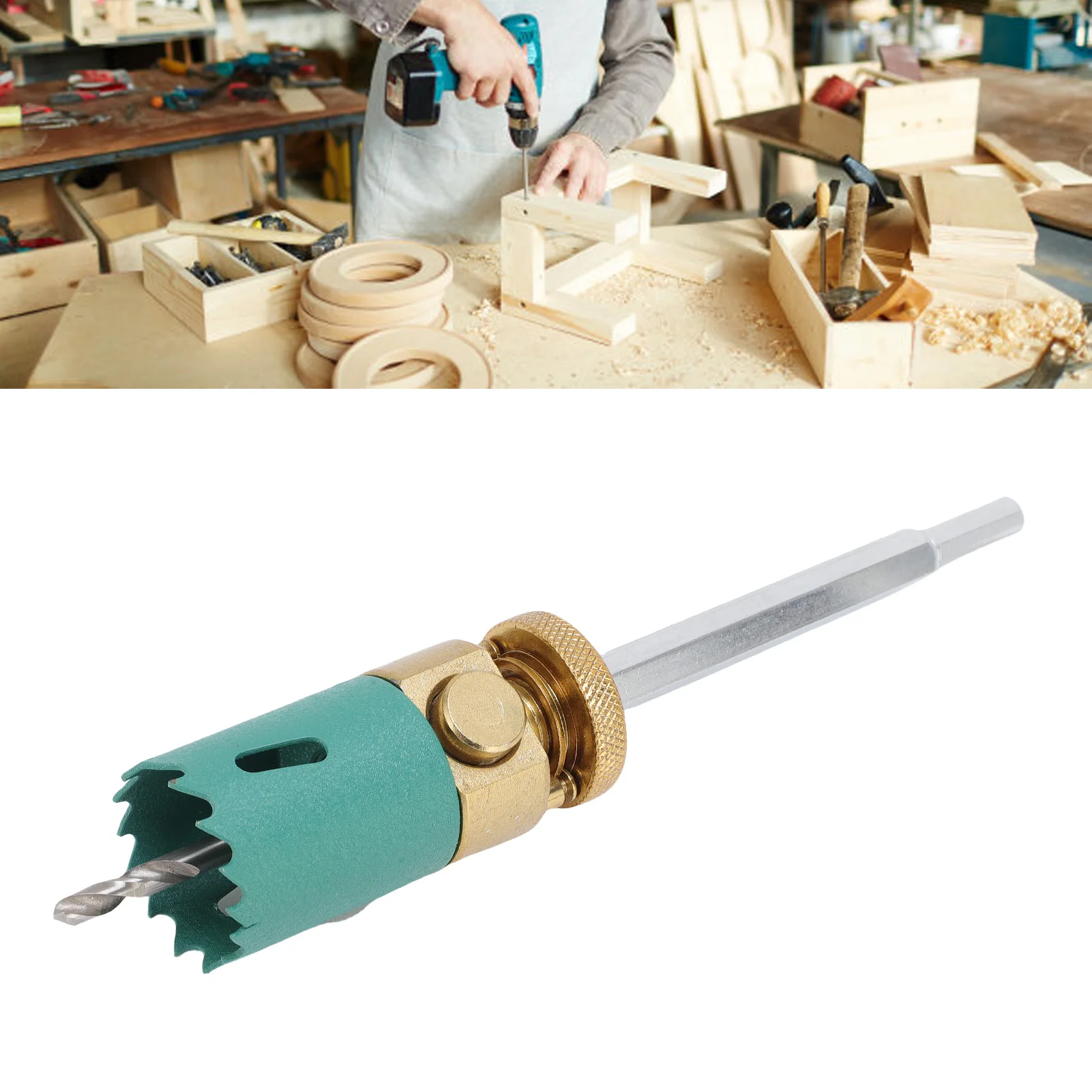 Ceiling Drilling Hole Cutter Alloy Steel Improve Work Efficiency Recessed Lights Hole Saw Portable Convenient for Bench Drills