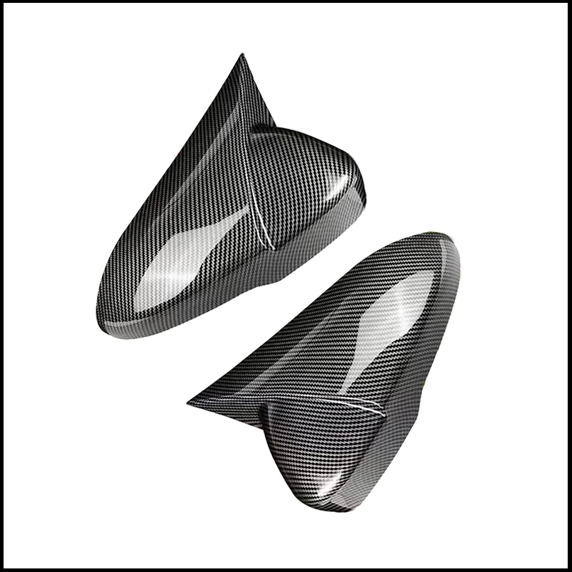 

For Ford Mondeo Fusion MK5 2013~2018 Rearview Mirror Cover Cap Trim With Horn Decoration Car Styling Parts Auto Accessories