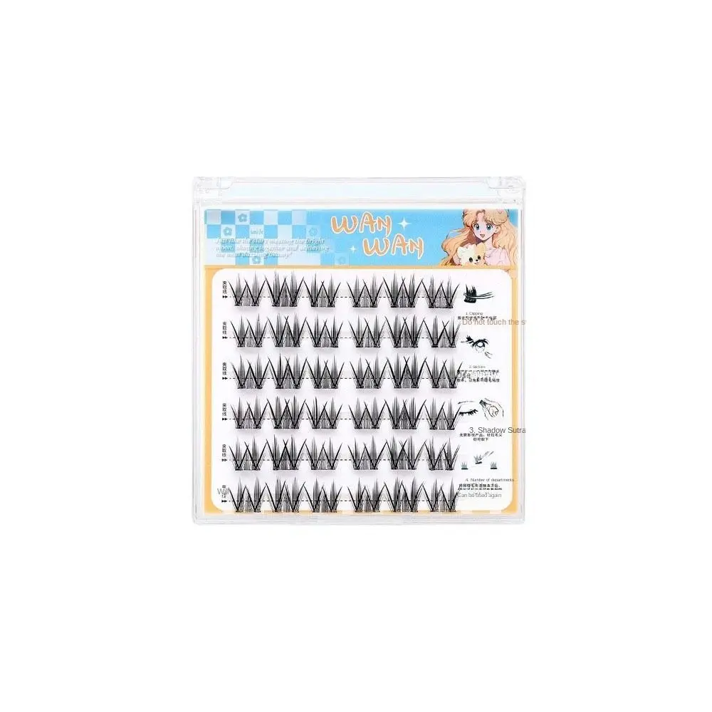 Sweet Self-adhesive Lash Clusters DIY Reusable Adhesive False Eyelashes Long Lasting Individual False Eyelash Clusters