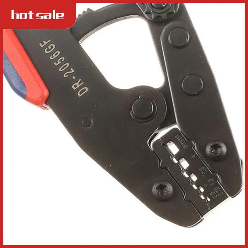 

1 PCS DR-2056GF Crimping Pliers Manual Tubular End Crimping Pliers Ratchet Plier Easy To Use Durable In Use
