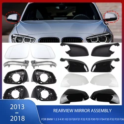 Rearview Mirror Cover Frame Lens Turn Signal Lamp Bottom Lower Lid For BMW 1 3 4 318 320 328 2 Series 2014-2018 X1 E84 2013-2016