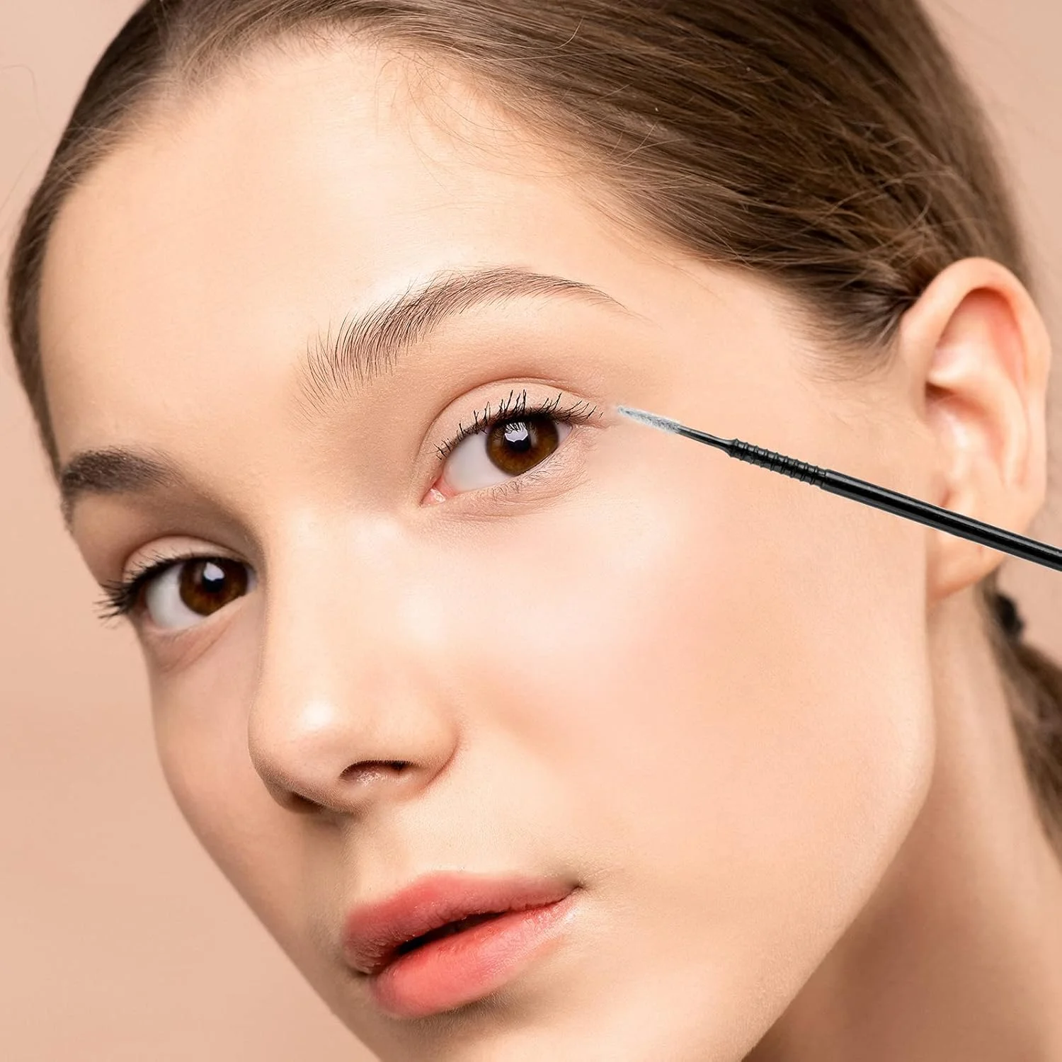 500ชิ้น/ล็อตขนตาต่อทำความสะอาดขนตายกขนตาเครื่องกำจัดกาวอุปกรณ์แปรงแต่งหน้าไมโครเบลด