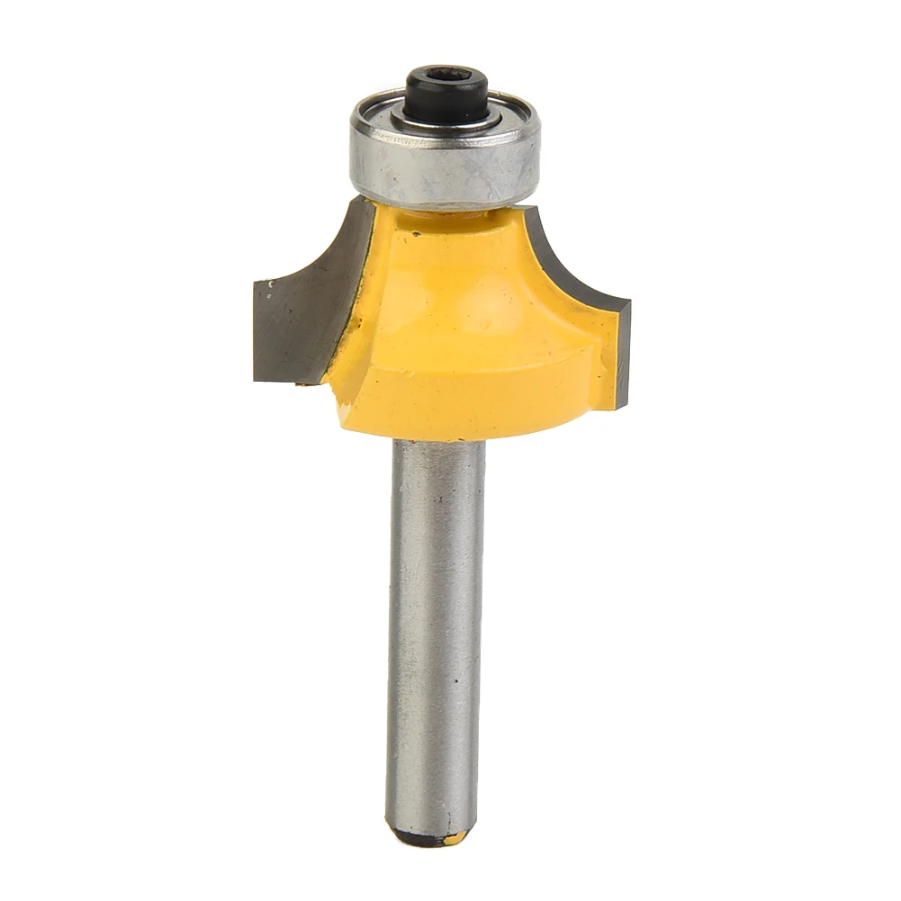 Pratical Router Router Bit Bit Hot Sale Popular Portable Pratical Edge Forming Router Shank Yellow 1/4 Inch 4pcs