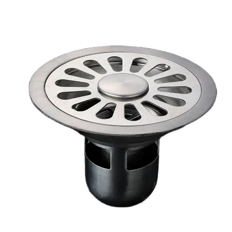 Floor Drains Stainless steel Anti-odor drainage Strainer Bathtub Shower Drainer Cover Deodorant Floor Drains Bathroom Fittings