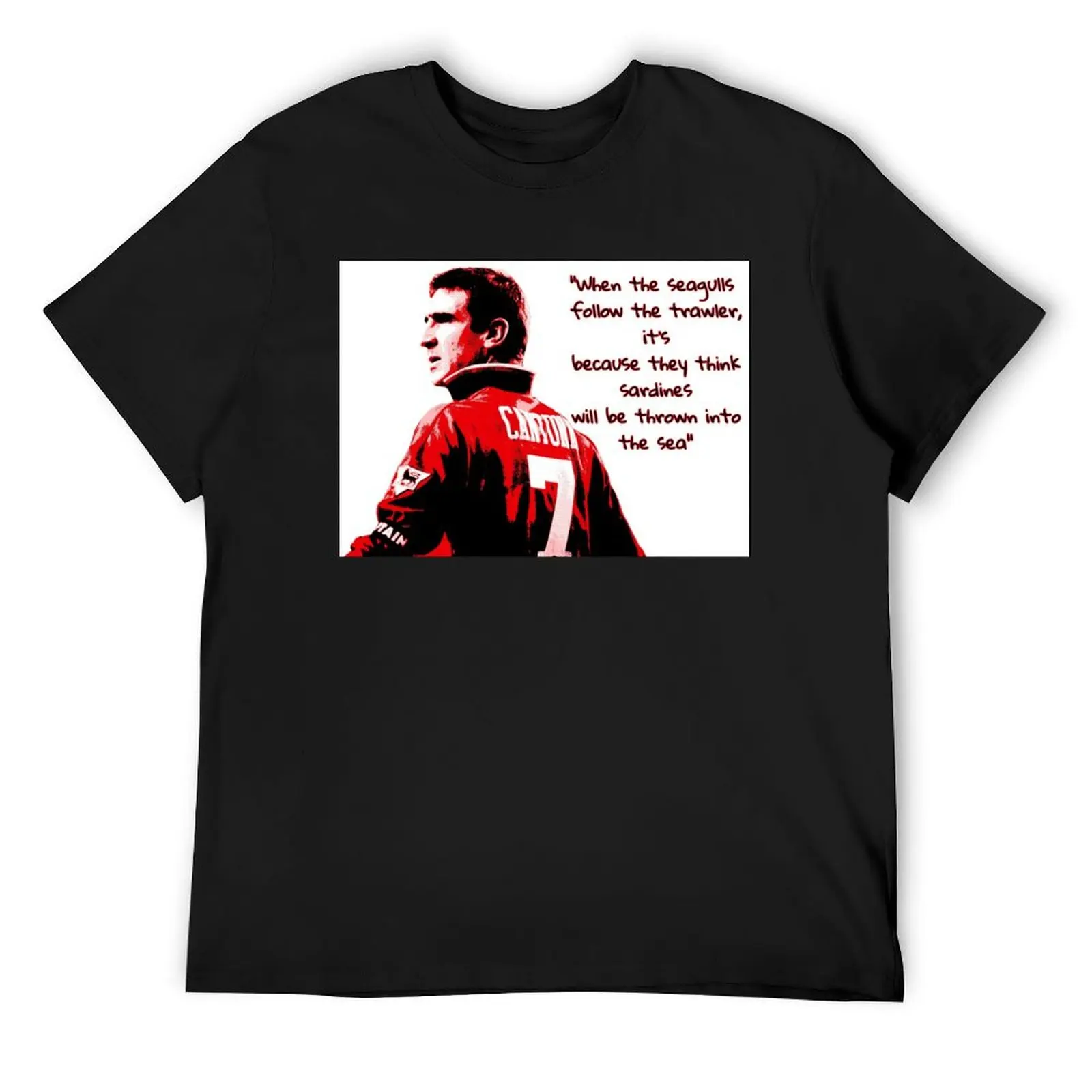 Eric Cantona T-Shirt shirts graphic tee korean fashion T-shirt men