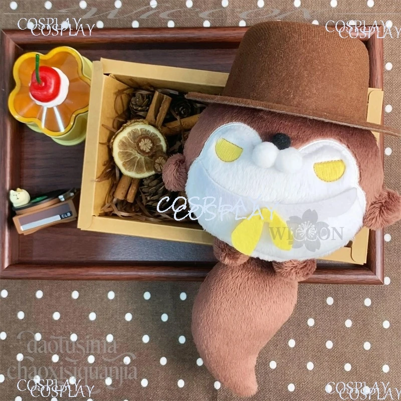 Love And Deepspace Hat Cute Furry Prop Doll Plush Halloween Birthday Gifts Cosplay Ao Yin Valko Wolf NO.1 Kawaii Animal NUNU view 5