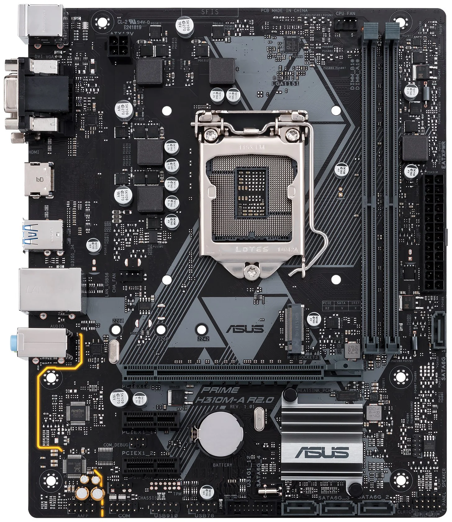 ASUS PRIME H310M-A R2.0 マザーボード - Intel Cpu Core I5 のレビューと価格