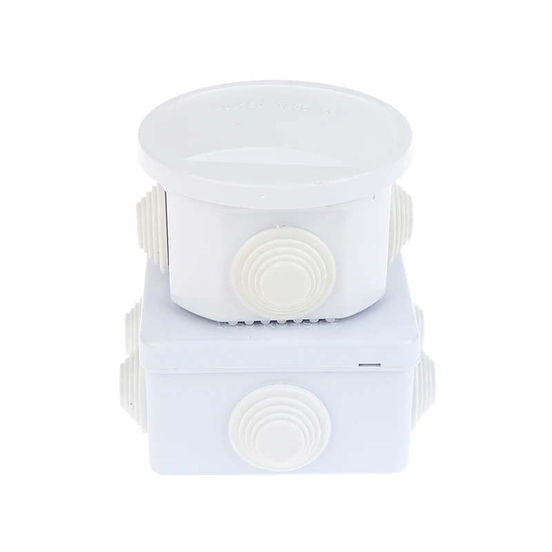 ABS Electrical Junction Box DIY Power Control Case IP65 Waterproof For Cable Wire Connection Enclosure For Indoor/Outdoor