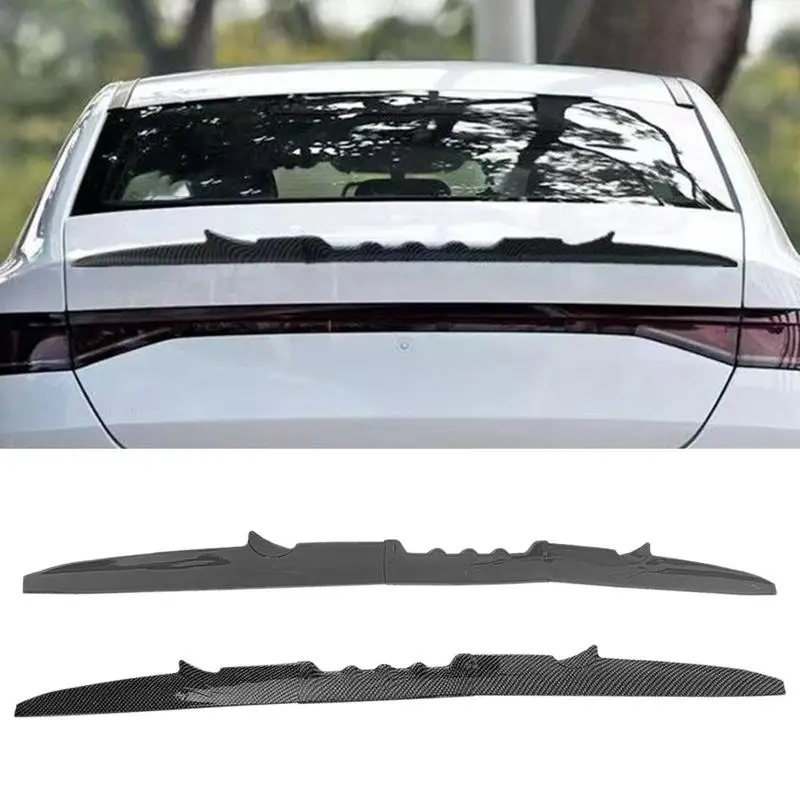 

Car Spoiler Shelf Folding Car Tail Wing Double-Moon Cutter Style Automotive Exterior Accessories Rear Trunk Cool Decoration For