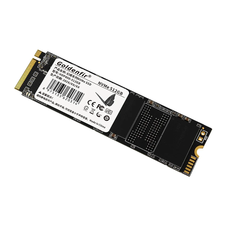 قرص Goldenfir M2 SSD NVMe PCIe 128GB 256GB 512GB 1TB محرك الأقراص