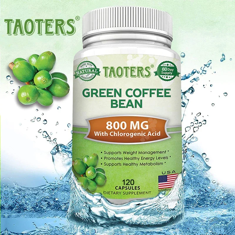 Green Coffee Bean Extract - Supports Weight Goals, Energy and Antioxidants - Vegan, Non-GMO