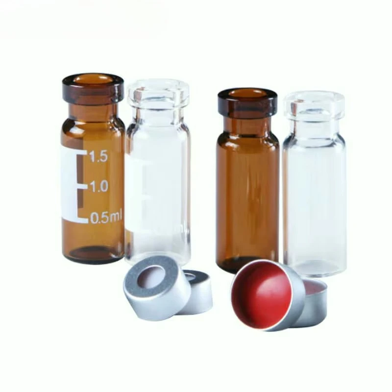 100 قطعة/الوحدة 4 مللي زجاجة كروماتوغرافية لولبية بنية اللون لقوارير مساحة الرأس HPLC Autosampler Agilent Waters Varian المنتج الأصلي #1