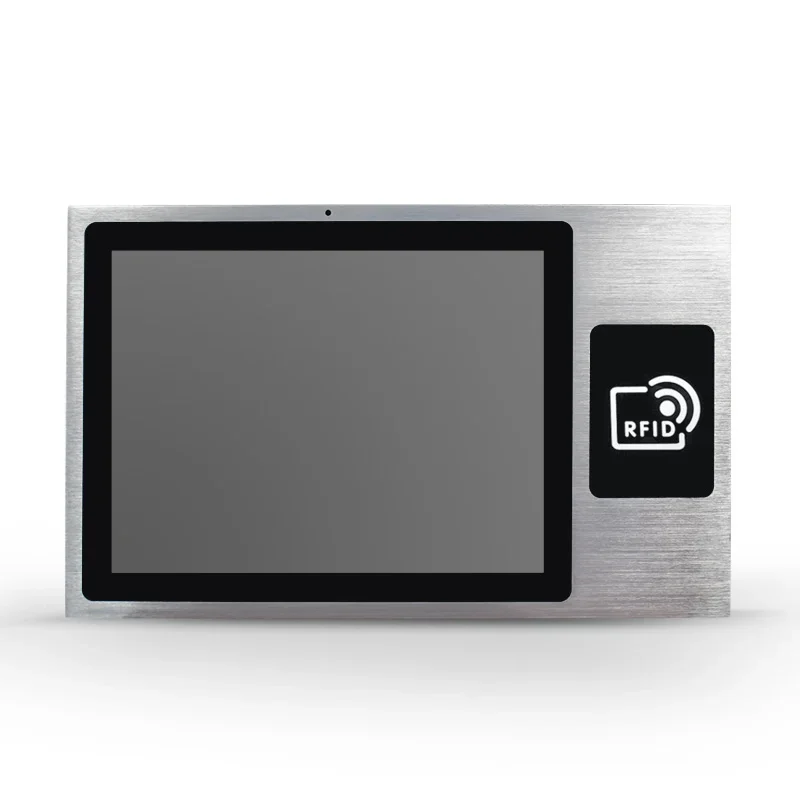 android tablet pc 17 inch with capacitive touch/webcam/RFID reader for visitor management system