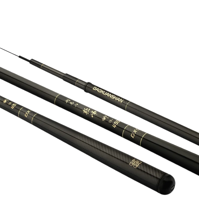 

DXS 19/28/37 Tune Superhard Taiwan Fishing Rod Ultralight Carbon Power Hand Rod 2.7m-7.2m Carp Stream Fishing Pole Canne A Peche