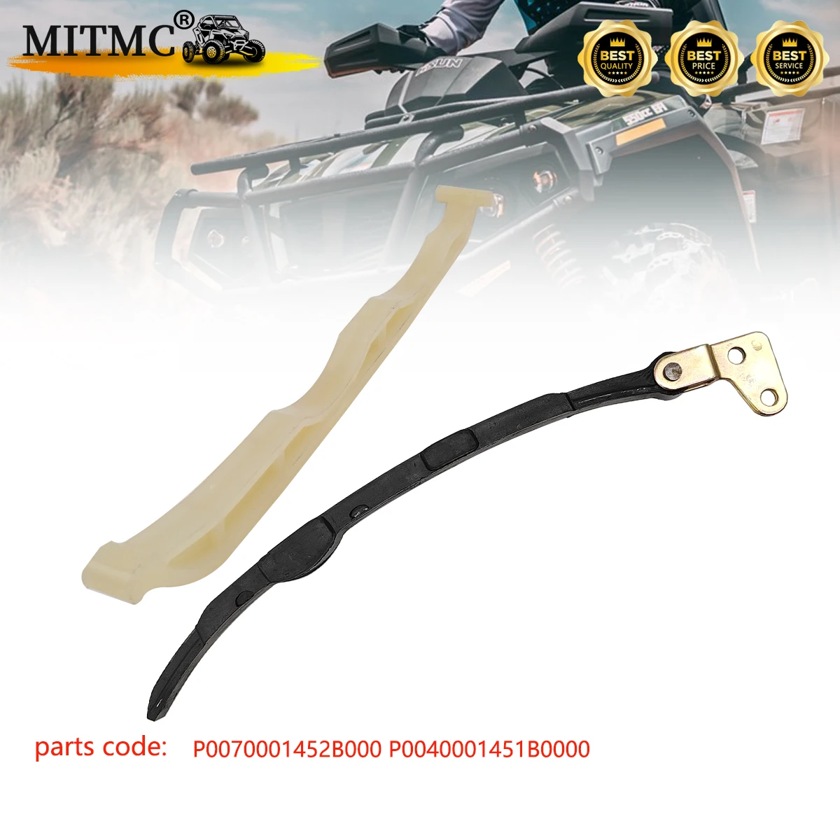 

Timing Chain Tensioner Guide Chain Guide For Hisun 700 ATV UTV HS ERP CODE P0070001452B000 P0040001451B0000