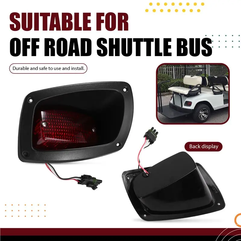 Rear Taillight Assembly For EZGO RXV Golf Cart Buggy Car Shuttle Car OEM Part Numbers 648672G01 648672G02