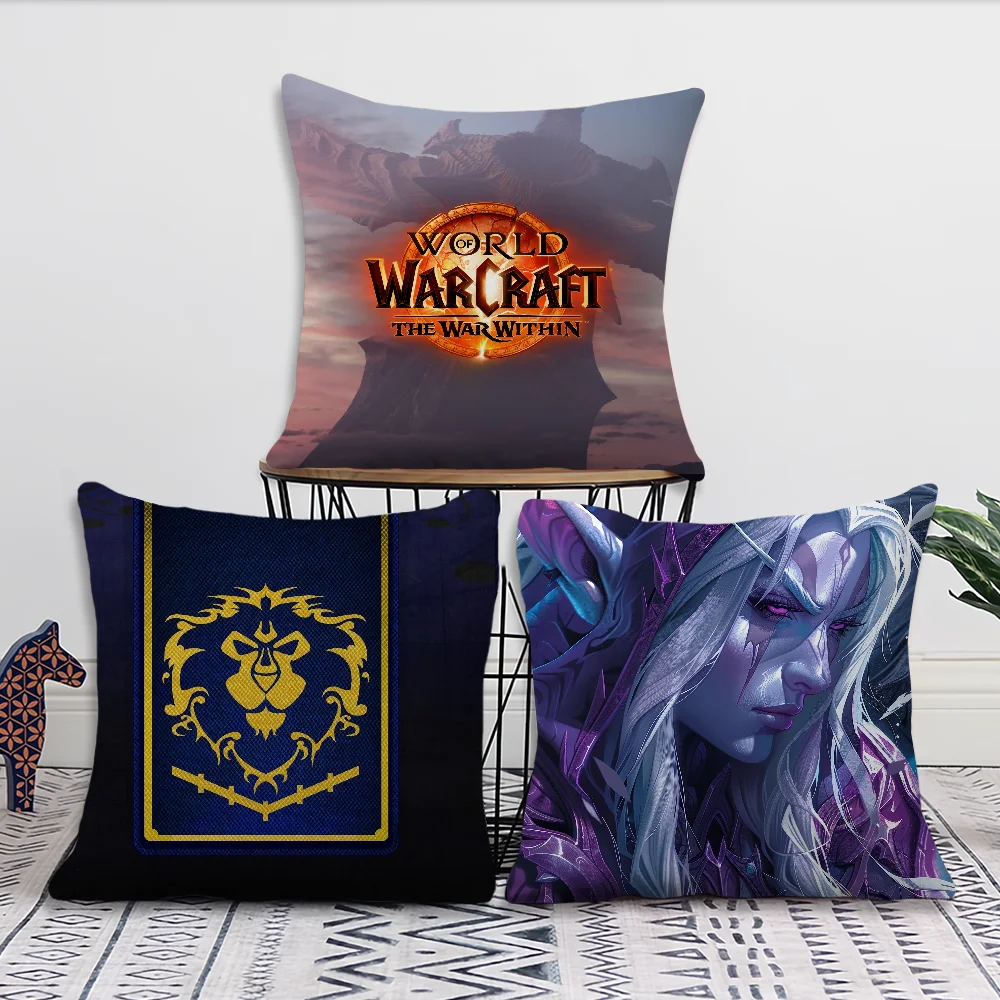 cushion cover Game World Pillow Case WOW Room Warcraft of Bedroom Sofa Living Backrest Car Square Headboard